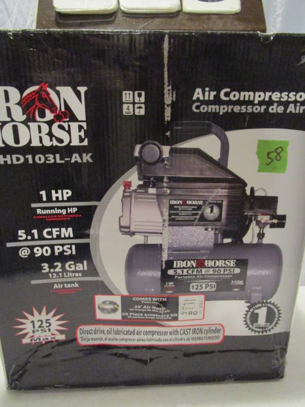 Iron Horse 3.2 Gallon Air Compressor