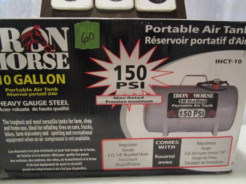 Iron Horse 10 Gallon Portable Air Tank