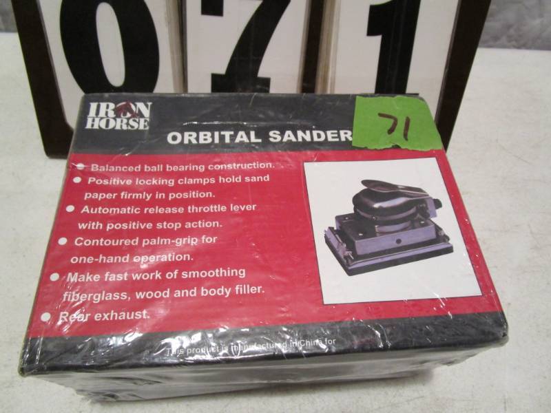 Iron Horse Orbital Sander