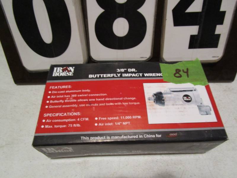 Iron Horse 38 Butterfly Impact Wrench
