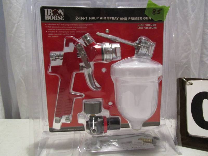 Iron Horse 2 in 1 HVLP Air Spray & Primer Gun