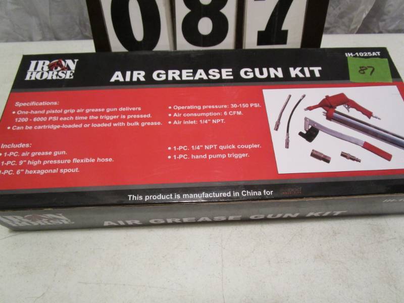 Iron Horse Air Grease Gun Kit
