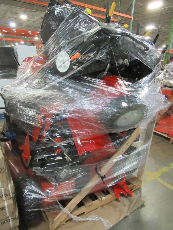 lot 245 image: SNOW BLOWER WHOLESALE PALLET