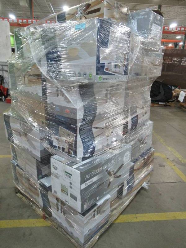 lot 265 image: Wholesale Pallet of Returned Ceiling Fans