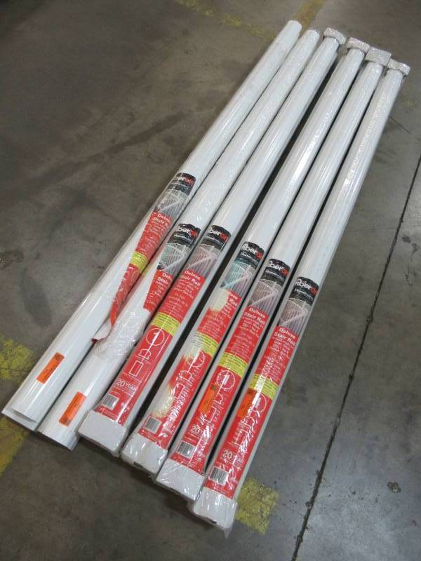 lot 18 image: 6 Fiberon (Actual 3.5-in x 4-in x 6-ft) Deluxe 2-Pack White Composite Deck Handrail RL PK 72IN DEL ST WH