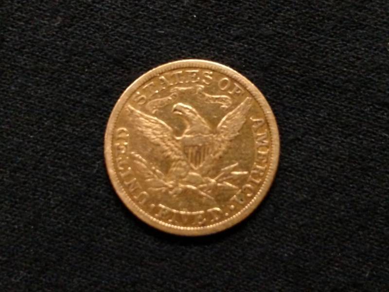 1881 Five Dollar Liberty Head Gold ...