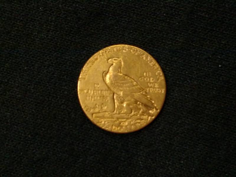 1909 Two and One Half Dollars India...