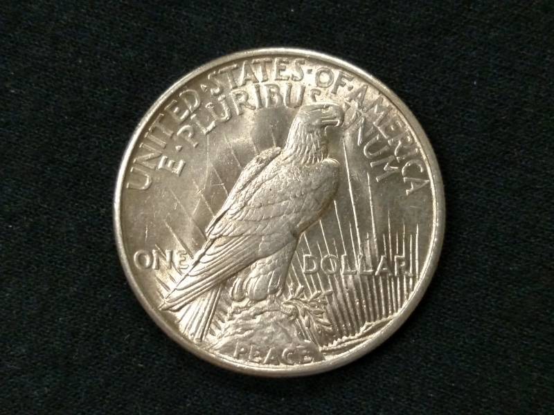 1921 Peace Silver Dollar, Key Date...