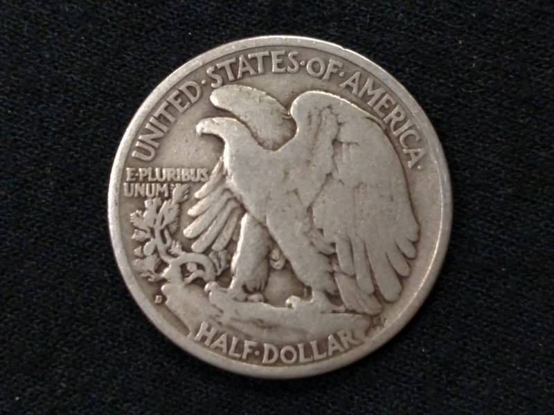 1943 D Walking Liberty Silver Half ...