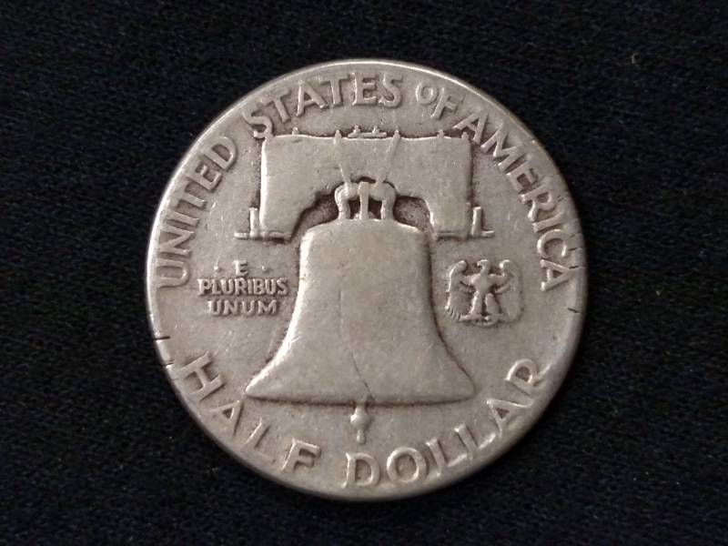 1951 Franklin Silver Half Dollar...