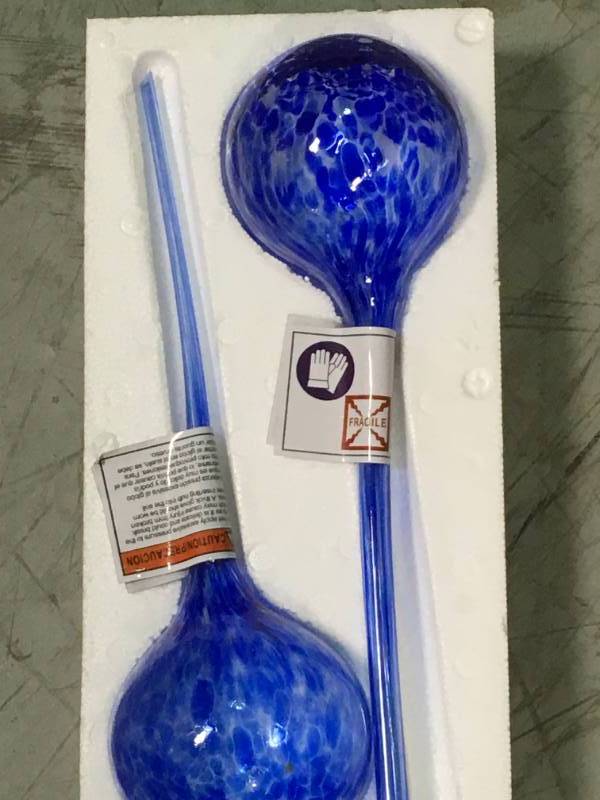 lot 83 image: Aqua Globes Large Water Globe (2-Pack)  open box in like new condition