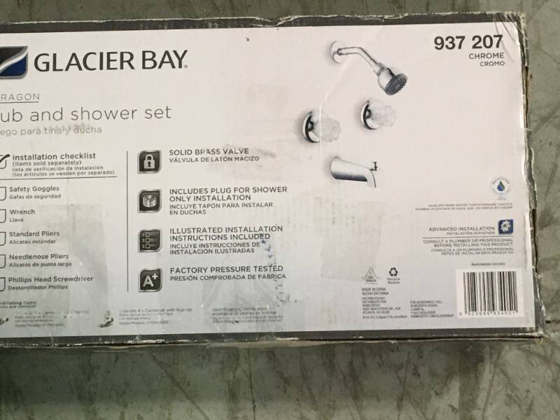 Glacier Bay Aragon Watersense 2 Handle 1 Spray Tub And Shower