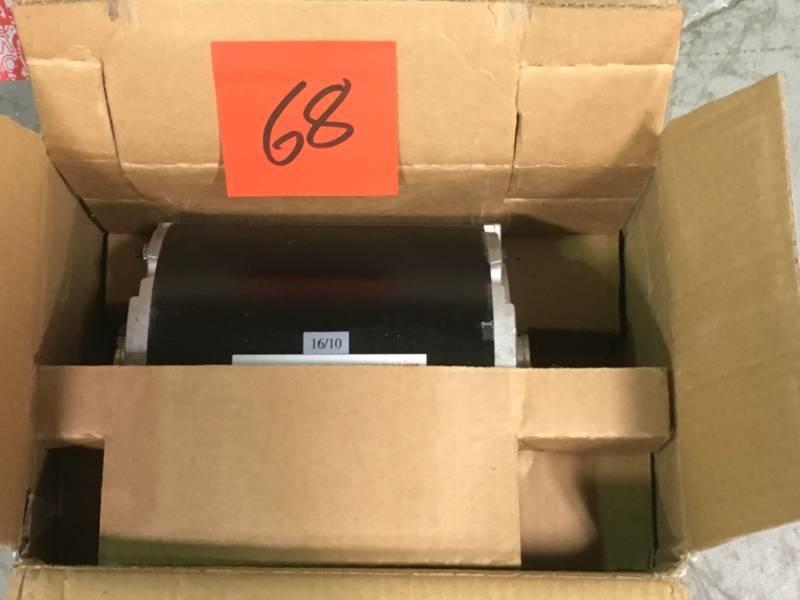 lot 68 image: DIAL 2-Speed 34 HP Evaporative Cooler Motor open box in like new condition