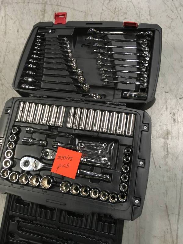 lot 98 image: Husky Auto & Mechanic Tools Mechanics Tool Set (268-Piece) H268MTS PLEASE SEE PHOTOS MISSING PCS