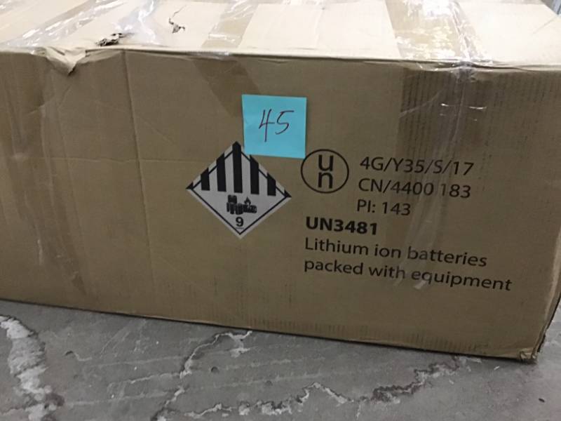lot 45 image: Ryobi 20 in. 40-Volt Brushless Lithium-Ion Cordless Battery Walk Behind Push Lawn Mower - 5.0 Ah BatteryCharger Included USED in good condition