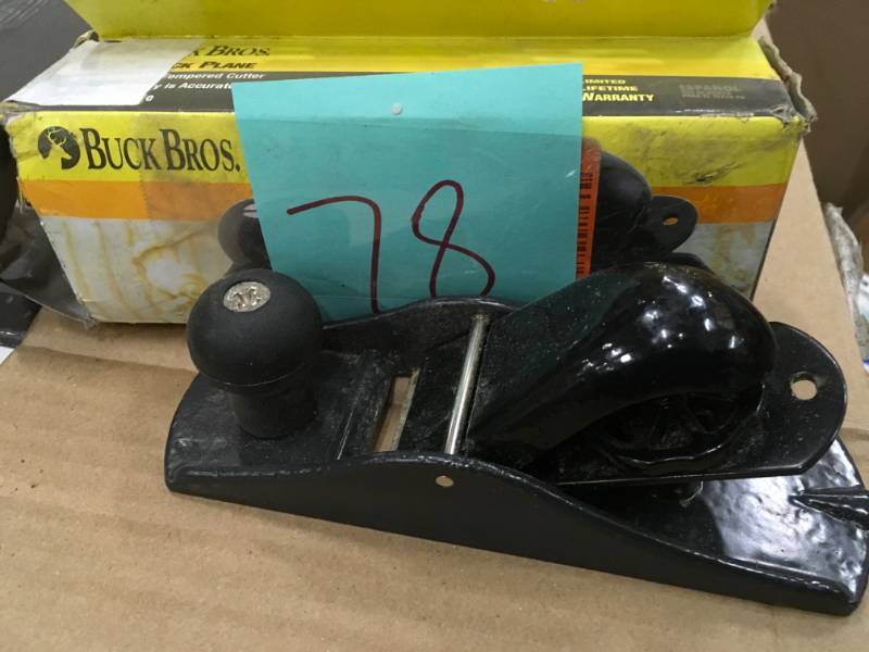 lot 78 image: Buck Bros. 6-12 in. Block Plane open box in like new condition