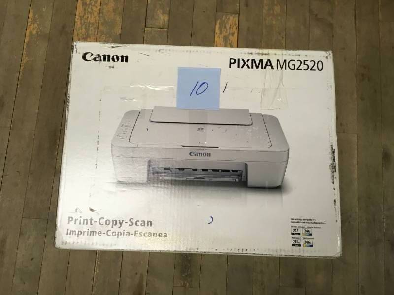Canon PIXMA MG2520 All-In-One Inkjet Printer open box in good condition