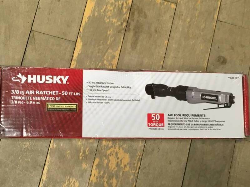 Husky 50 ft.lbs. 38 in. Ratchet Wrench open box in good condition