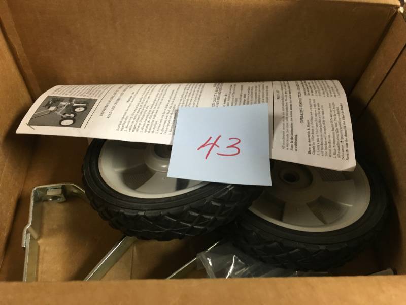 Mantis 9222 Power Tiller Wheel Set For Gardening open box in good condition