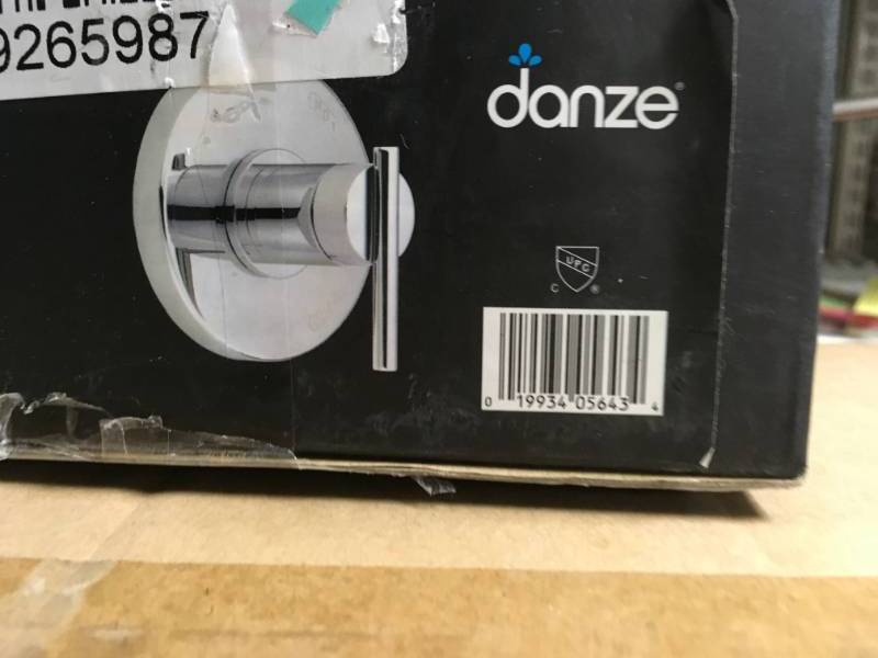 Danze Parma 1-Handle Valve Trim Kit in Chrome (Valve Not Included) open box in good condition