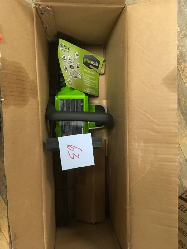Greenworks G-24 10 24V Cordless Chainsaw (tool only) open box in good condition