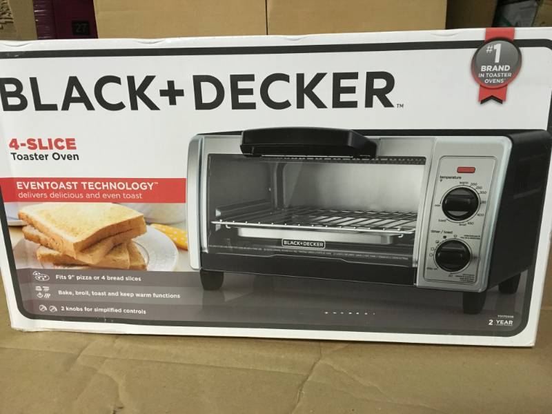 Black + Decker 4-Slice Toaster Oven