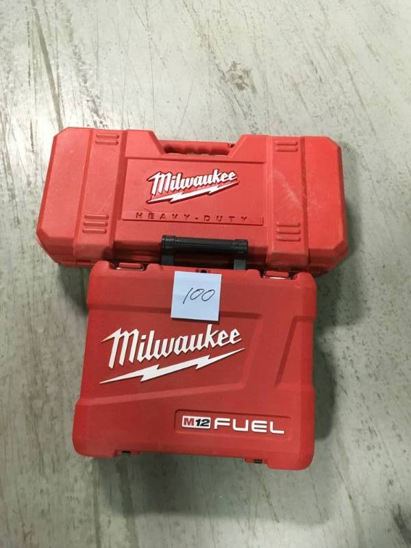 LOT OF TWO MILWAUKEE CASES