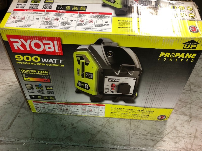 Ryobi  900-Watt Propane Powered Inverter Generator  in good conditions