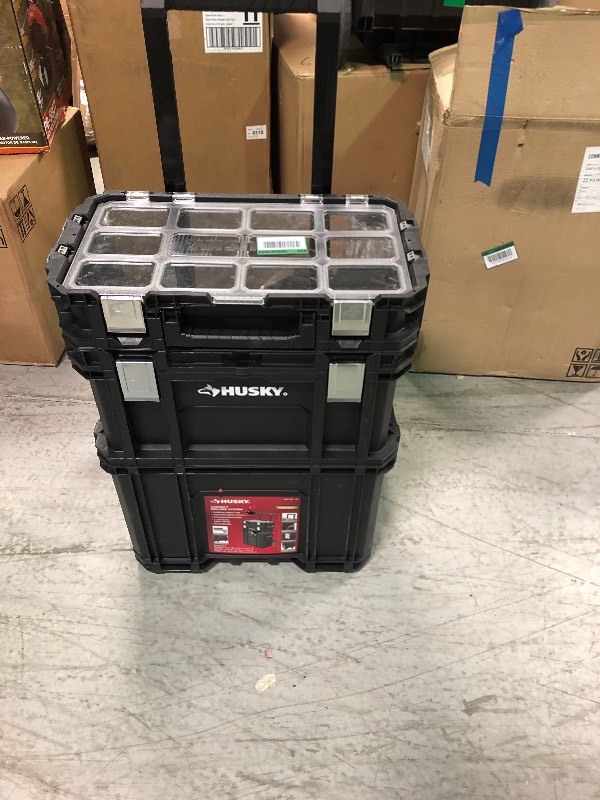 Husky  22 in. Connect Rolling System Tool Box  in good conditions