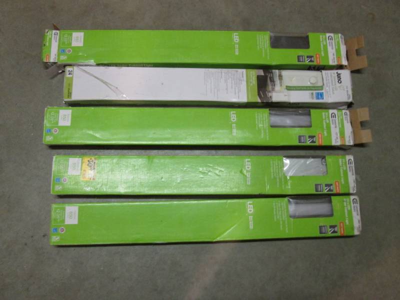 lot 24 image: Lot of 5 LED 24 Under Cabinet Ligh...