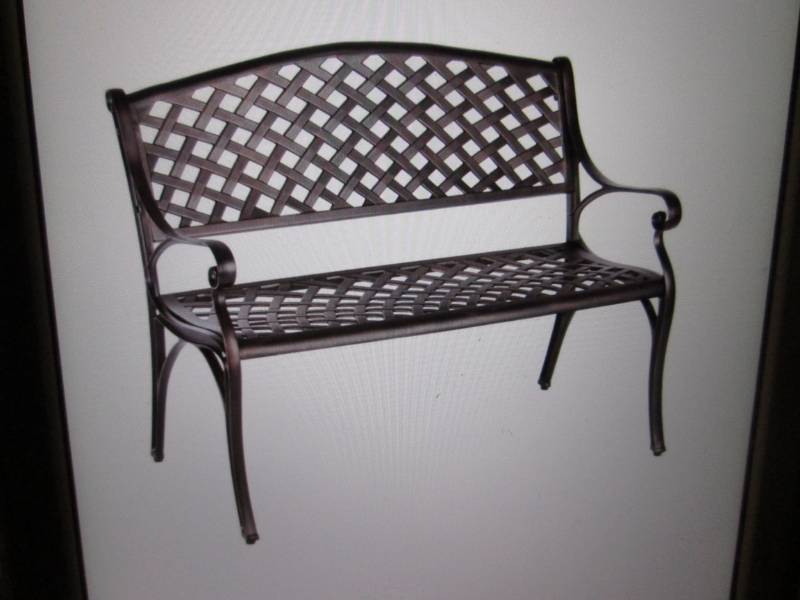 lot 41 image: Patio Sense Antique Bronze Cast Alu...