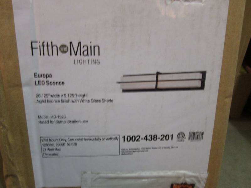 lot 85 image: Fifth and Main Lighting Europa 26 ...