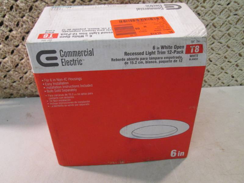 lot 111 image: 12-Pack Box of Commercial Electric ...