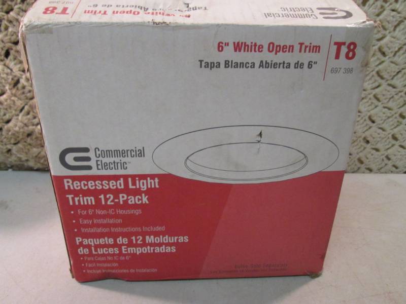 lot 112 image: 12-Pack Box of Commercial Electric ...