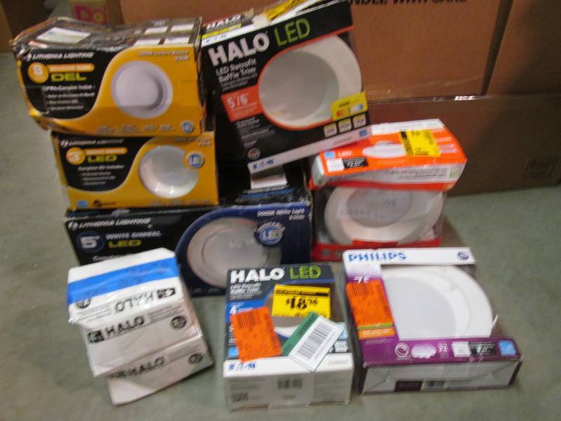 lot 113 image: Lot of Misc Recessed Lighting See p...
