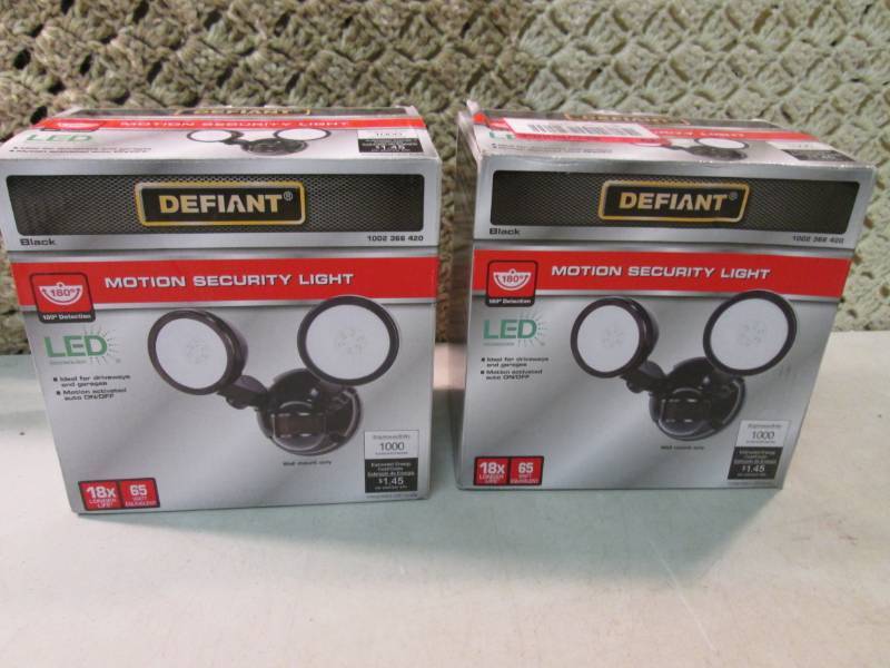 lot 114 image: Lot of 2 Defient 180 Degree Black M...