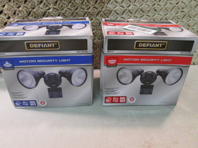 lot 115 image: Lot of 2 Defient Black Motion Activ...