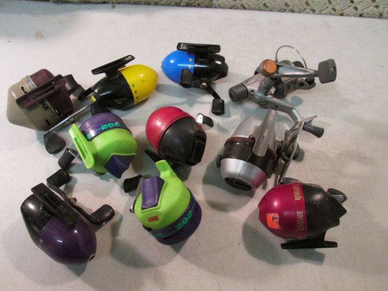 lot 135 image: Lot of 10 Misc Fishing Reels All lo...