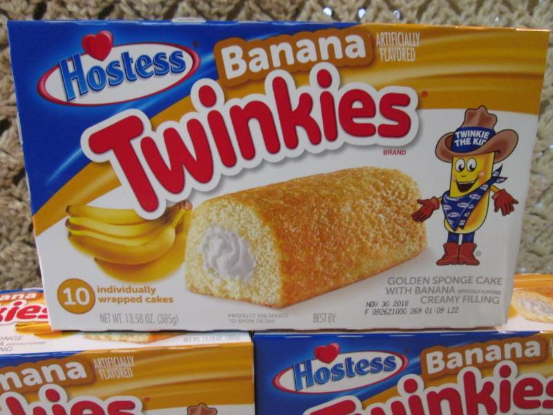 lot 199 image: 3 Boxes of Hostess Banana Twinkies ...