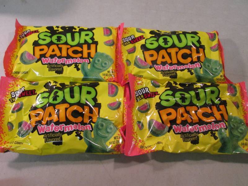 lot 227 image: 4 Bags of Sour Patch Watermelon Sof...