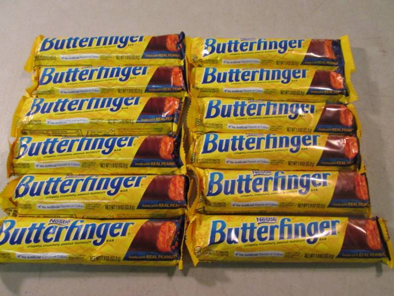 lot 232 image: 12 Butterfinger Candy Bars Best by ...