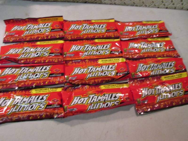 lot 245 image: 12 Bags of Hot Tamales Juniors Best...
