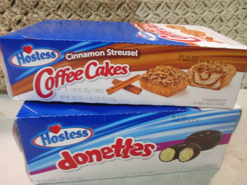 lot 277 image: 2 Boxes of Hostess 1 each of Cinnam...