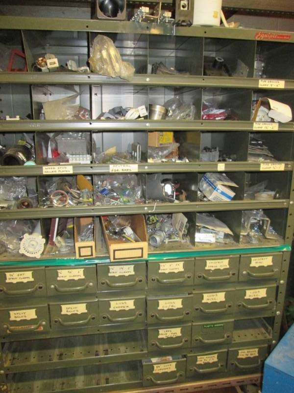 lot 161 image: Large lot of electrical hardware, s...
