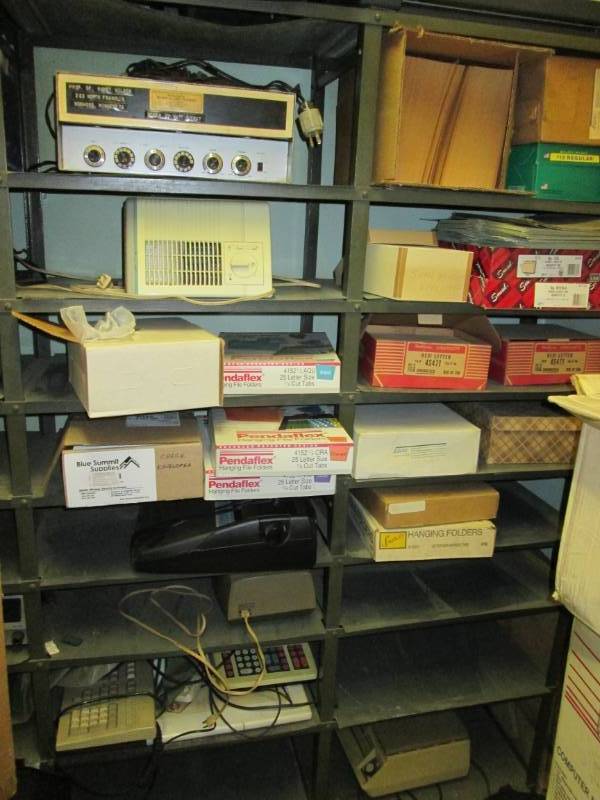 lot 45 image: Entire shelf contents, new office s...