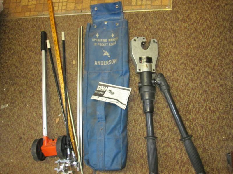 lot 57 image: Anderson Crimping tool and other to...