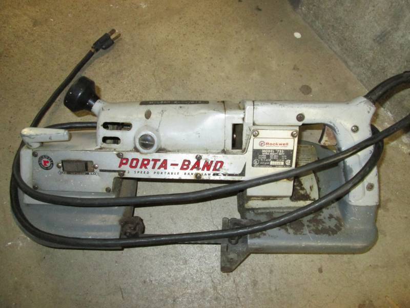 lot 83 image: Rockwell portaband band saw...