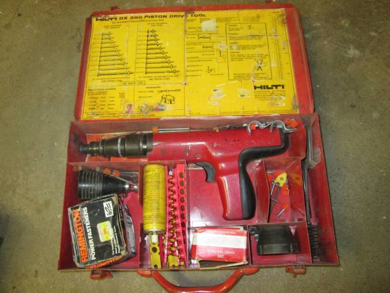 lot 100 image: Hilti piston drive tool...