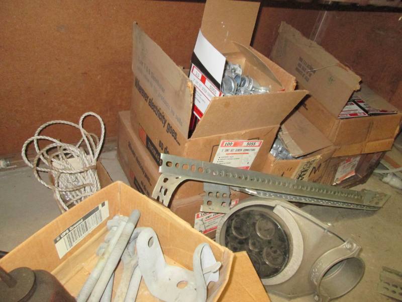 lot 106 image: 5 Boxes of EMT Connectors and other...