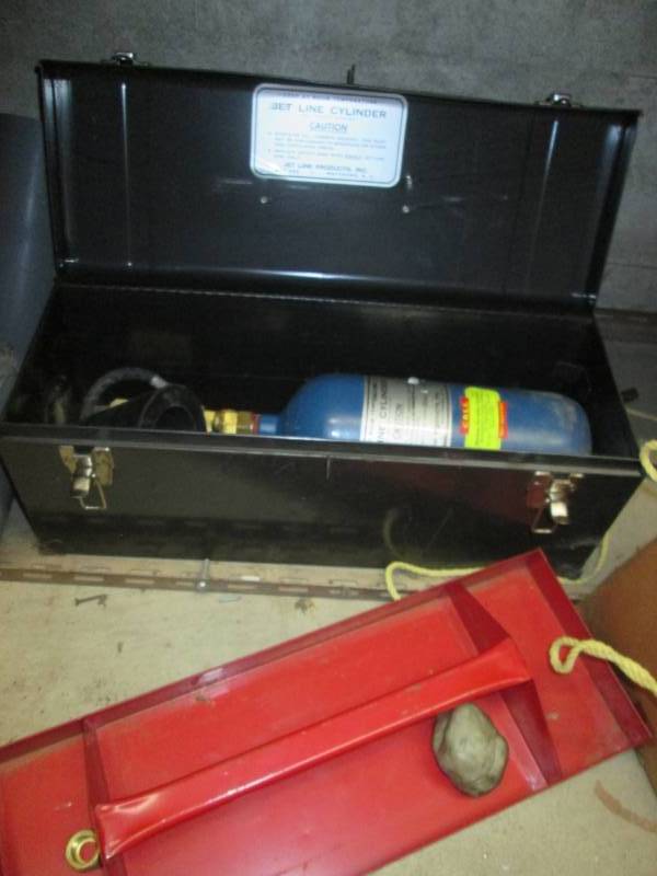 lot 107 image: Jet line cylinder...